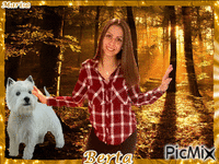 Berta i gos - Bezmaksas animēts GIF