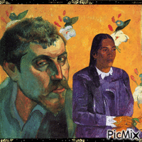 Paul Gauguin - GIF animado grátis