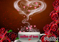 coffee of love - Animovaný GIF zadarmo