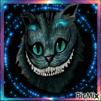 chashire cat - Gratis animerad GIF