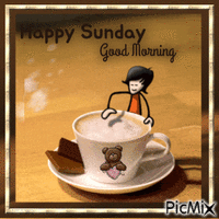 Happy Sunday--Good Morning Gif Animado