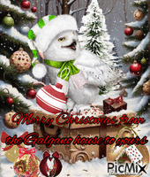 Christmas from me анимиран GIF
