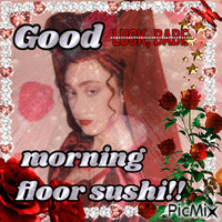 Floor Sushi Chappell Roan geanimeerde GIF
