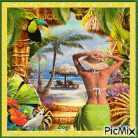 🌴 Vacation in the tropics...🌴 - GIF animate gratis
