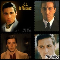 Al Pacino (Michael Corleone) Parrain 2 animoitu GIF