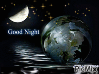 buenas noches - GIF animado gratis