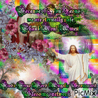 Eternally Safe with Jesus Gif Animado