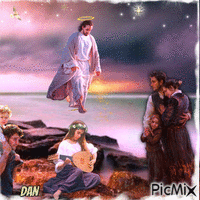 Jesus marche sur l'eau
