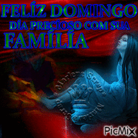 FELIZ DOMINGO DIA PRECIOSO COM SUA FAMILIA animēts GIF