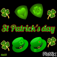 St Patrick animirani GIF
