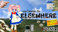 welcome to     ELSEWHERE animovaný GIF