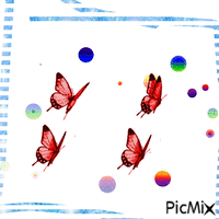 Les papilon - GIF animate gratis