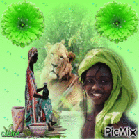 enfant d'afrique - GIF animado gratis