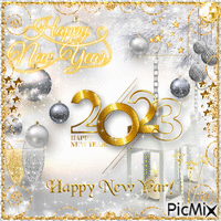 New Year PicMix - GIF animé gratuit
