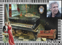 Mon piano a cent ans - GIF animé gratuit