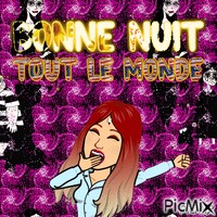 Bonne Nuit tout le monde - Бесплатный анимированный гифка
