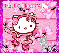 HELLO KITTY - Zdarma animovaný GIF