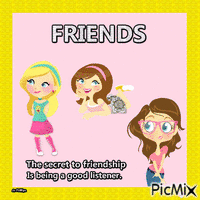 friends GIF animata