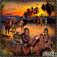 African children... animēts GIF