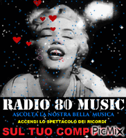 RADIO 80 MUSIC geanimeerde GIF