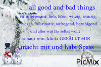 all good and bad things snow winter анимирани ГИФ