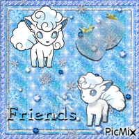 ❄️ Frozen fictional fox friends ❄️ - GIF animate gratis