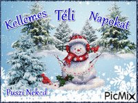 Kellemes téli napot - 無料のアニメーション GIF