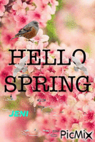 Happy spring geanimeerde GIF