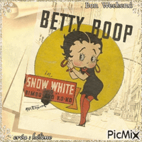 Betty Boop vintage animowany gif