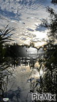 gün batımında - Bezmaksas animēts GIF