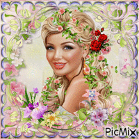 look floral - Безплатен анимиран GIF