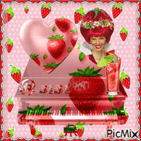 Strawberry @Bibi GIF animé