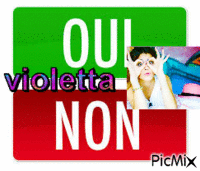 Oui ou non ? :Violetta animowany gif