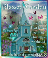 Blessed Sunday - GIF animé gratuit