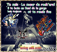 Le coeur du rock'n'roll κινούμενο GIF