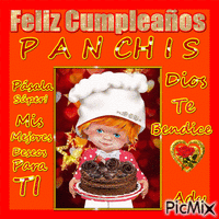 Cumple de Panchis - Бесплатный анимированный гифка