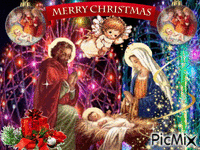 MERRY CHRISTMAS анимиран GIF