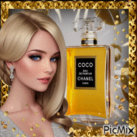 Coco Chanel Parfüm - Bezmaksas animēts GIF