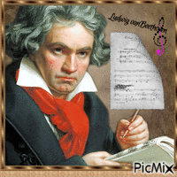 Ludwig van Beethoven - GIF animasi gratis