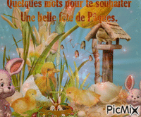 joyeuse Pâques animovaný GIF