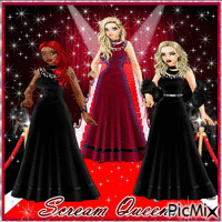 Red carpet fifth trio - Free animated GIF