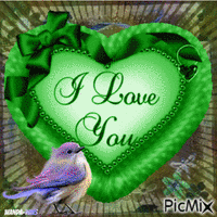 I love you-heart-bird