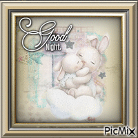 Good Night Card GIF animé
