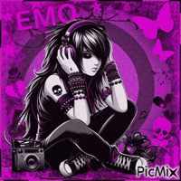 EMO IS ONE ♥ - Бесплатный анимированный гифка