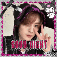 Lee Know Good Night Stray Kids - 免费动画 GIF