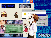 let's all love lain!!!! O.o アニメーションGIF