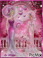rosa antico - GIF animado grátis
