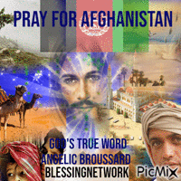 Pray For Afghanistan animovaný GIF