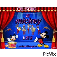 dj mickey GIF animé
