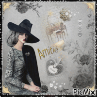 AMITIE mes Ami(e)s..... animasyonlu GIF